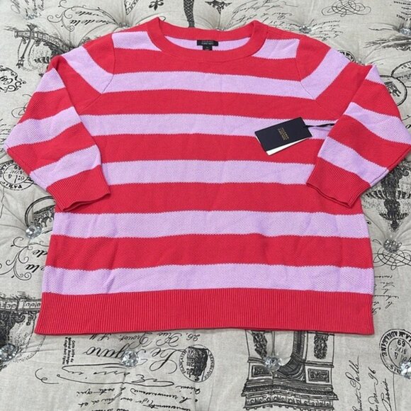 Halogen X Atlantic-Pacific Three Quarter Sleeve Sweater - Picture 2 of 8